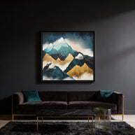 Daybreak - Matte Canvas, Framed (Multi-color)