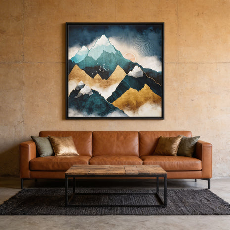 Daybreak - Matte Canvas, Framed (Multi-color)