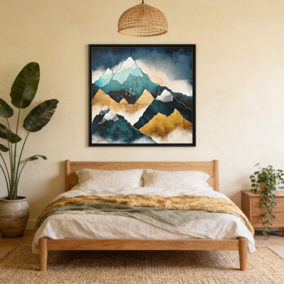 Daybreak - Matte Canvas, Framed (Multi-color)
