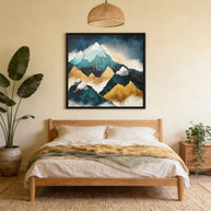 Daybreak - Matte Canvas, Framed (Multi-color)