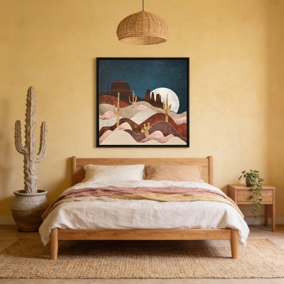 Desert Stars - Matte Canvas, Framed (Multi-color)