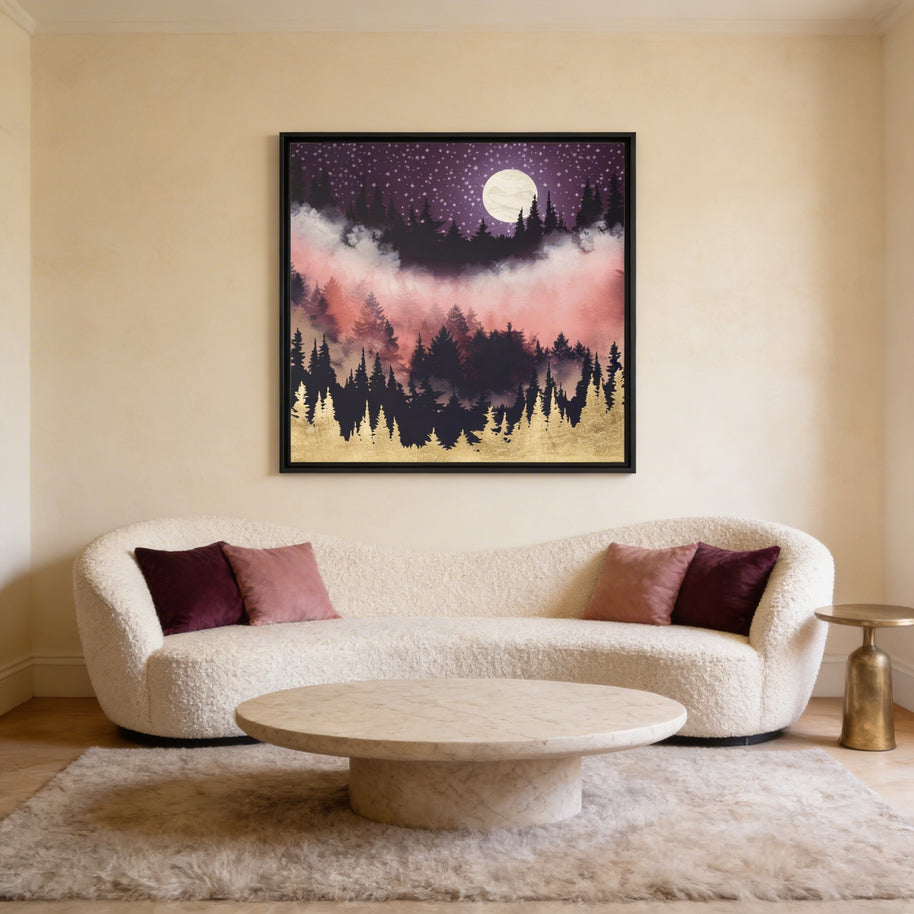 Evening Glow - Matte Canvas, Framed (Multi-color)