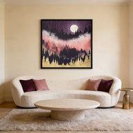 Evening Glow - Matte Canvas, Framed (Multi-color)