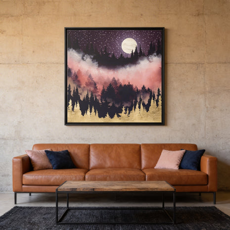 Evening Glow - Matte Canvas, Framed (Multi-color)