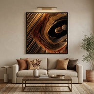 Tigers Eye Canyon - Matte Canvas, Framed (Multi-color)