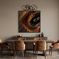Tigers Eye Canyon - Matte Canvas, Framed (Multi-color)