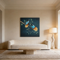 Birds of Paradise Matte Canvas, Stretched, No Frame