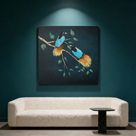 Birds of Paradise Matte Canvas, Stretched, No Frame