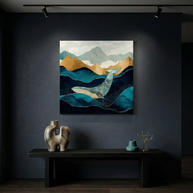 Blue Whale Matte Canvas, Stretched, No Frame