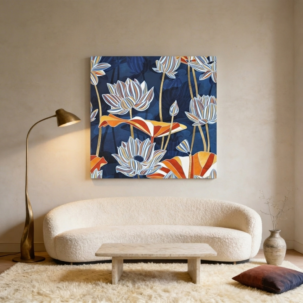 Bold Botanical Matte Canvas, Stretched, No Frame