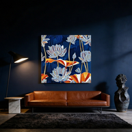 Bold Botanical Matte Canvas, Stretched, No Frame