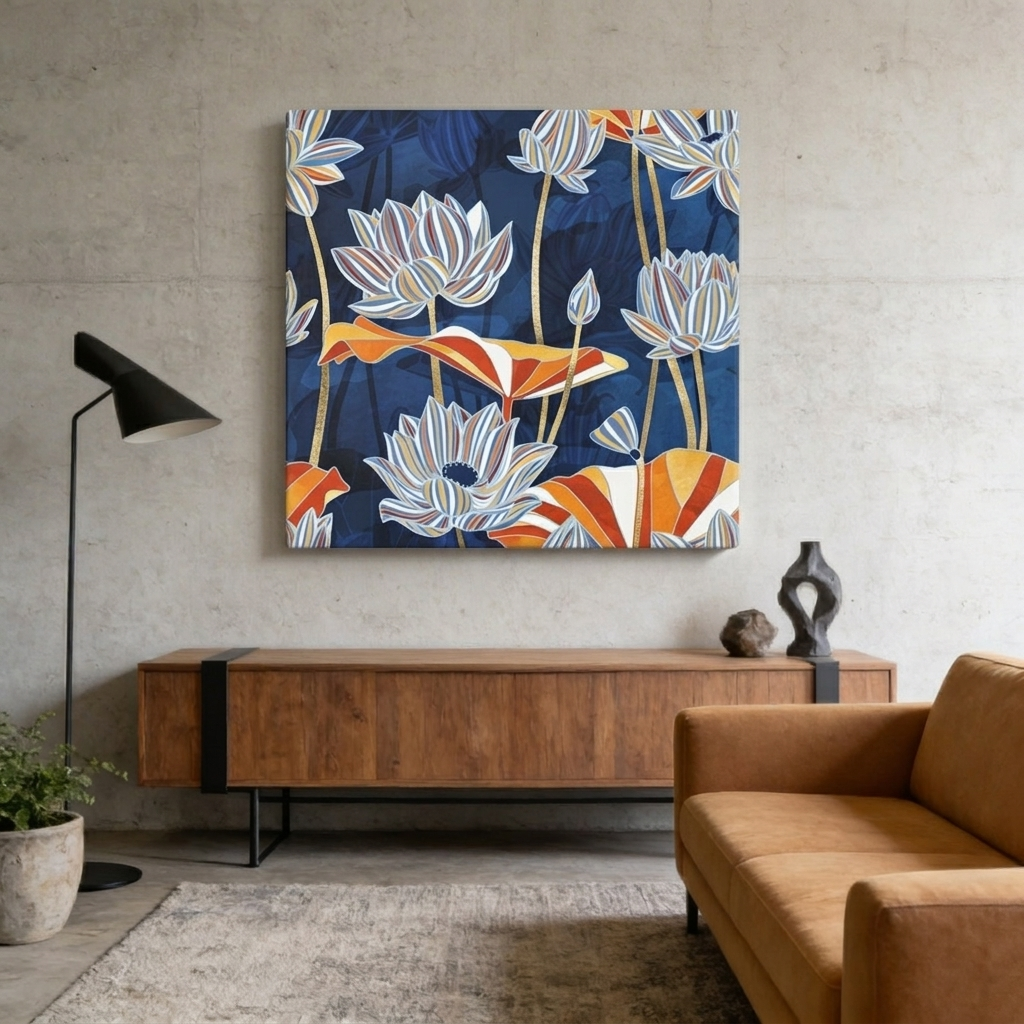 Bold Botanical Matte Canvas, Stretched, No Frame