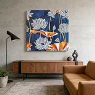 Bold Botanical Matte Canvas, Stretched, No Frame