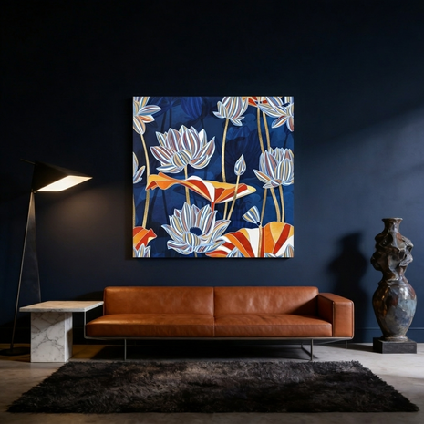 Bold Botanical Matte Canvas, Stretched, No Frame