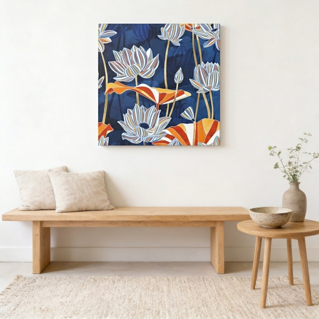 Bold Botanical Matte Canvas, Stretched, No Frame