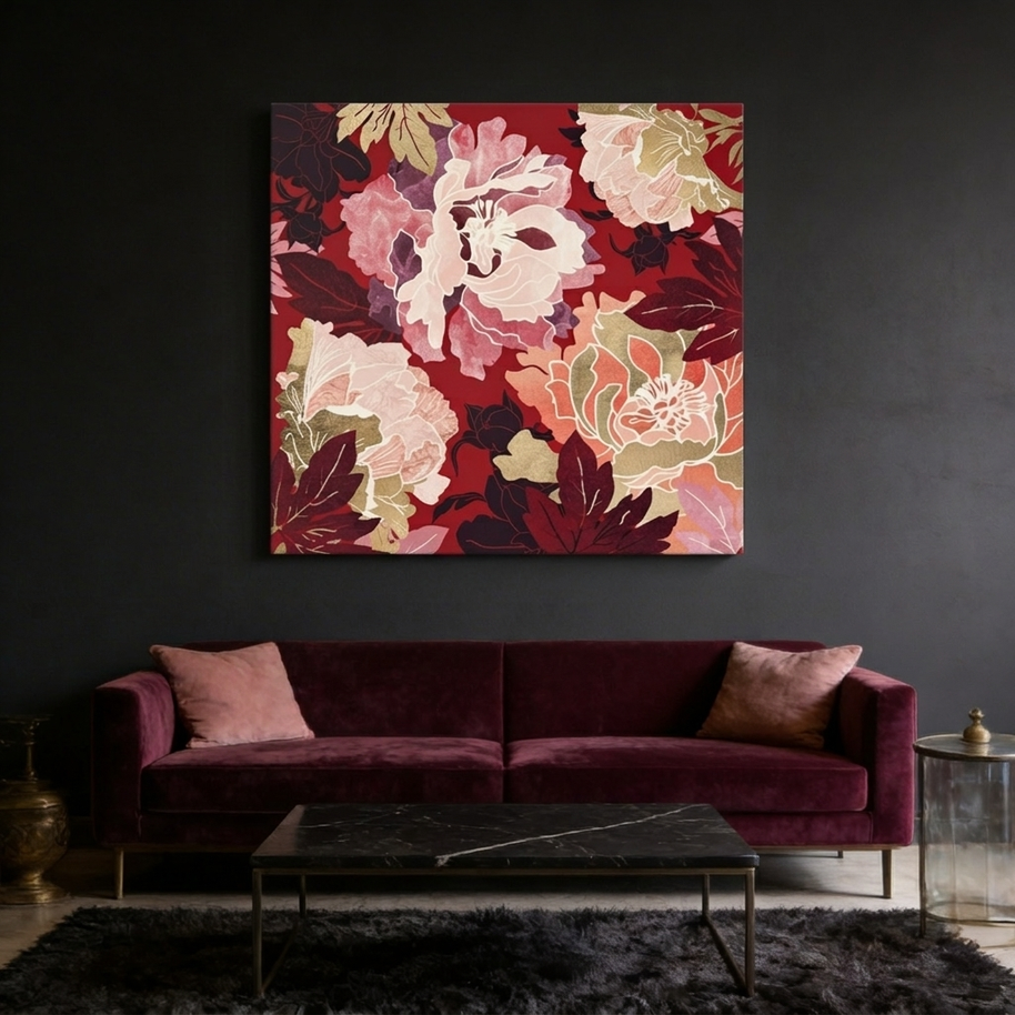 Bold Botanical II Matte Canvas, Stretched, No Frame
