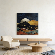 Bronze Night Matte Canvas, Stretched, No Frame