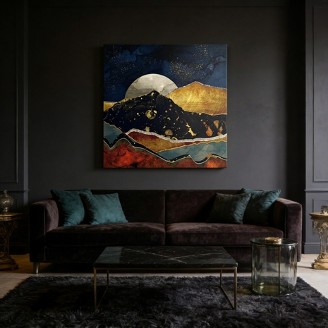 Bronze Night Matte Canvas, Stretched, No Frame