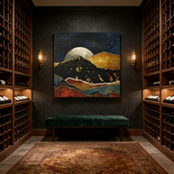 Bronze Night Matte Canvas, Stretched, No Frame