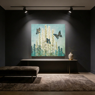 Butterfly Garden Matte Canvas, Stretched, No Frame