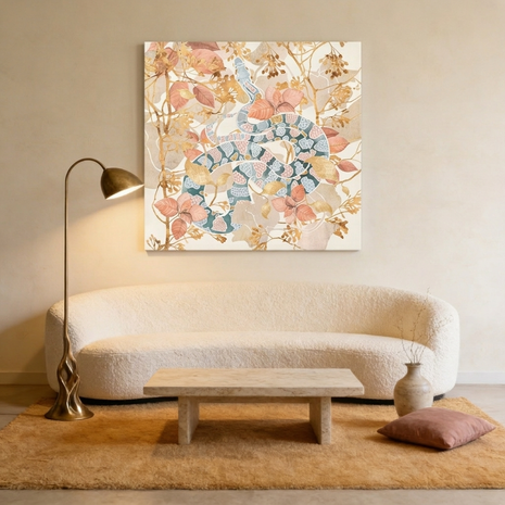 Coral Spring Garden Matte Canvas, Stretched, No Frame