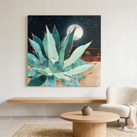 Desert Agave Matte Canvas, Stretched, No Frame