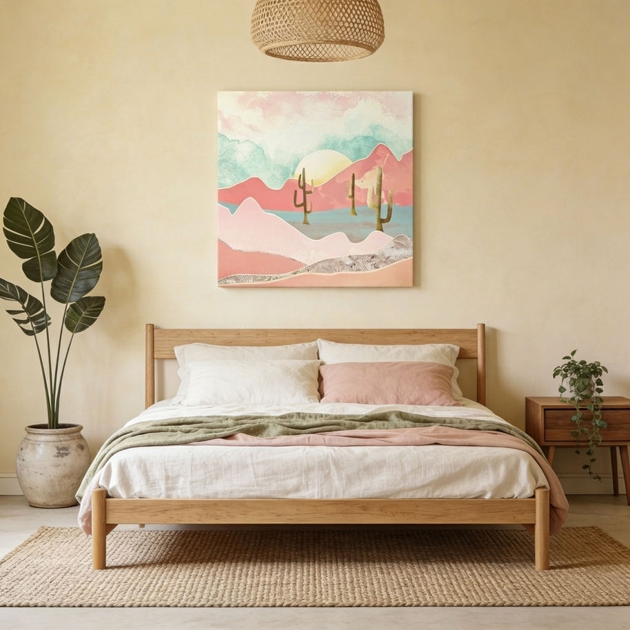 Desert Mountains Matte Canvas, Stretched, No Frame