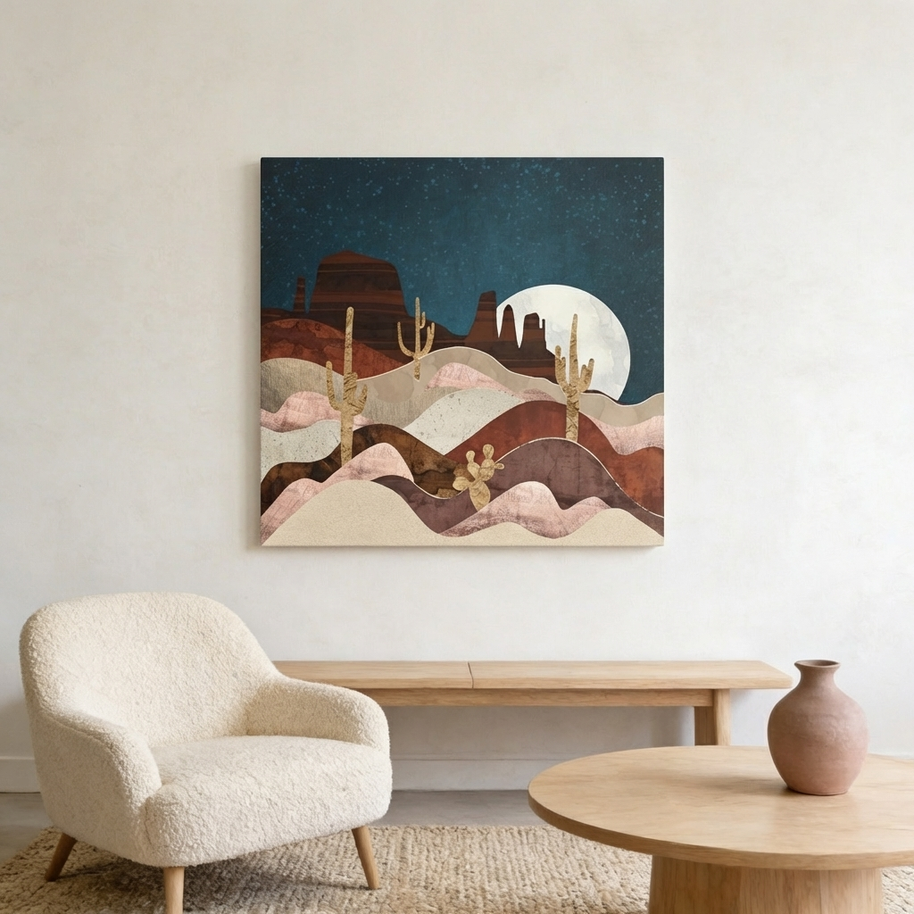 Desert Stars Matte Canvas, Stretched, No Frame