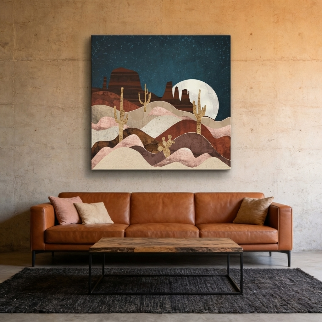 Desert Stars Matte Canvas, Stretched, No Frame