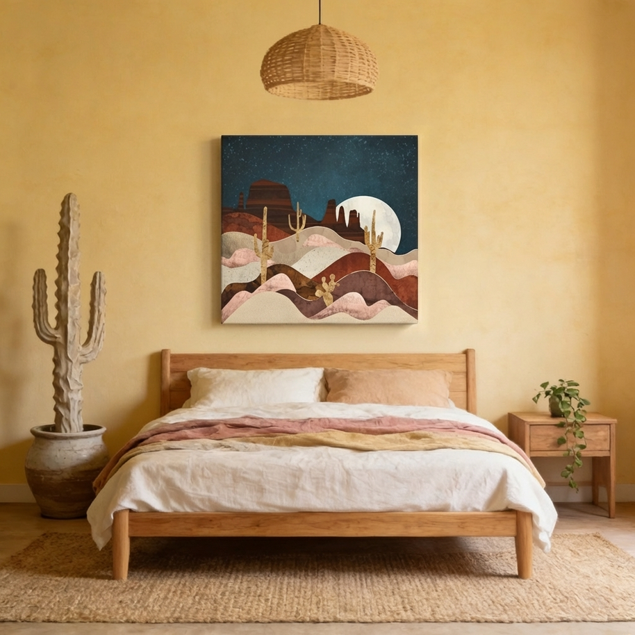 Desert Stars Matte Canvas, Stretched, No Frame