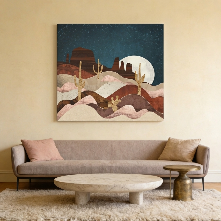 Desert Stars Matte Canvas, Stretched, No Frame