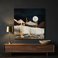 Desert View Matte Canvas, Stretched, No Frame