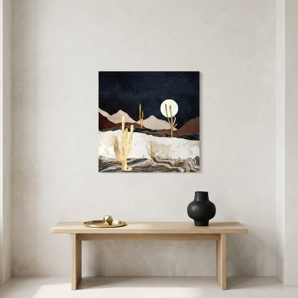 Desert View Matte Canvas, Stretched, No Frame