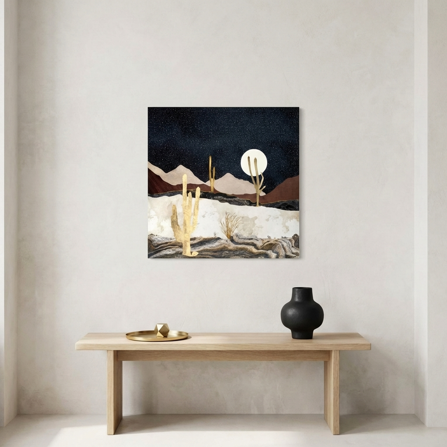 Desert View Matte Canvas, Stretched, No Frame