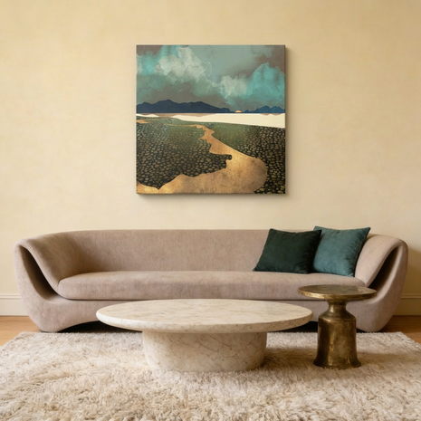 Distant Land Matte Canvas, Stretched, No Frame