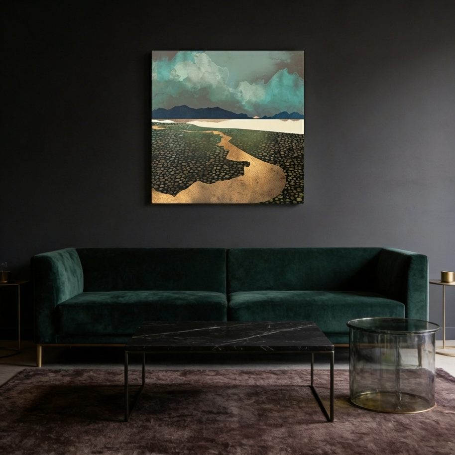 Distant Land Matte Canvas, Stretched, No Frame