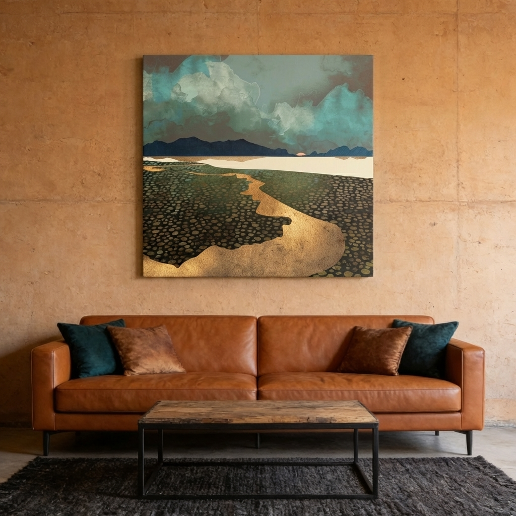Distant Land Matte Canvas, Stretched, No Frame