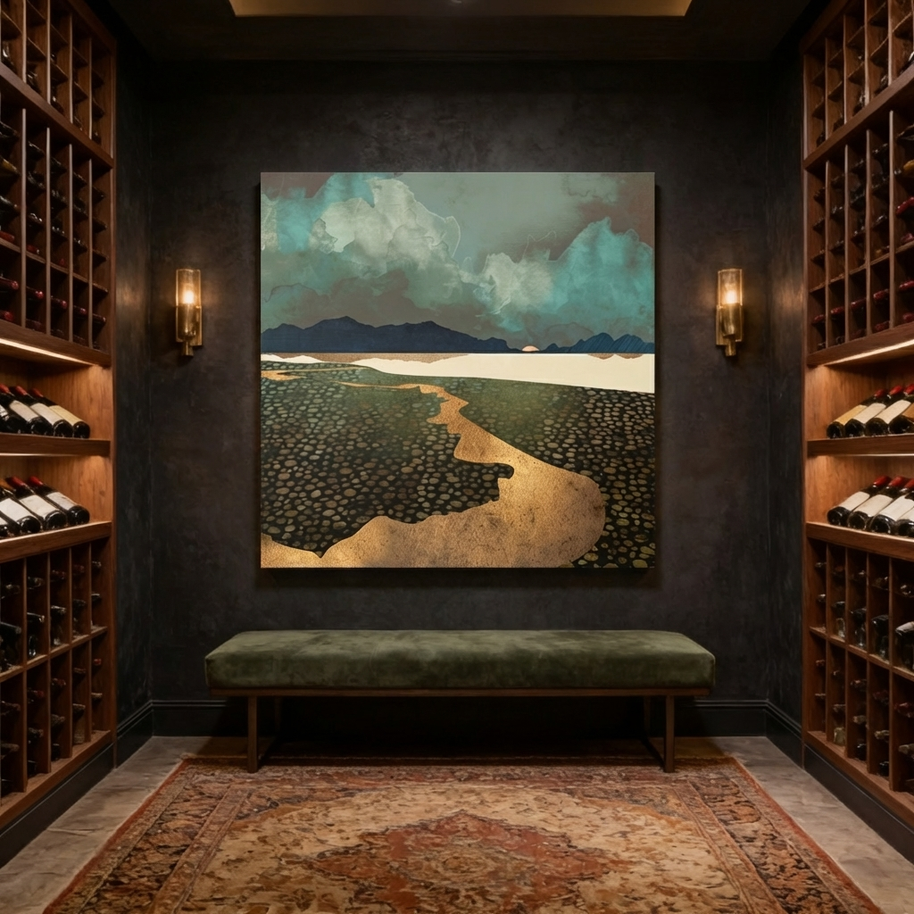 Distant Land Matte Canvas, Stretched, No Frame