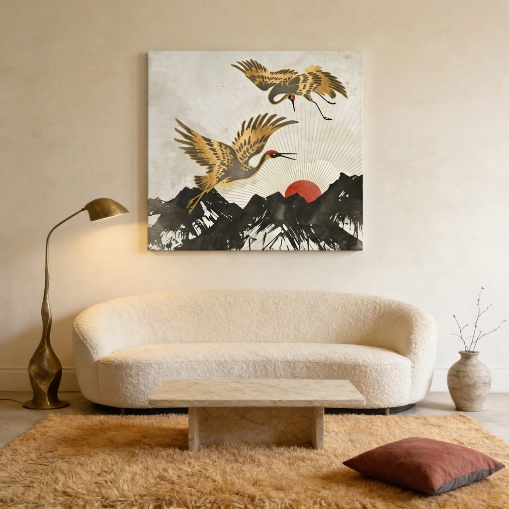 Elegant Flight II Matte Canvas, Stretched, No Frame