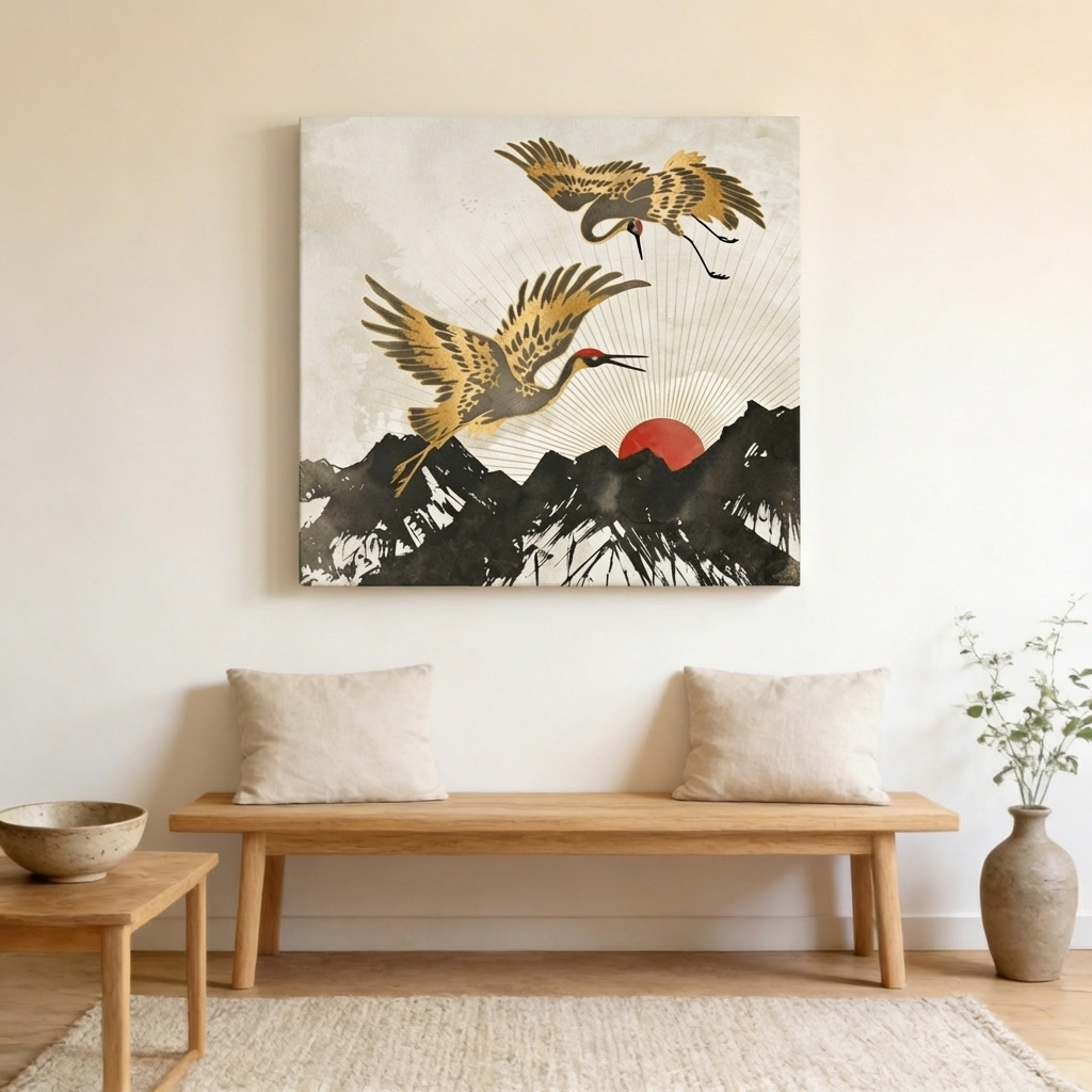 Elegant Flight II Matte Canvas, Stretched, No Frame
