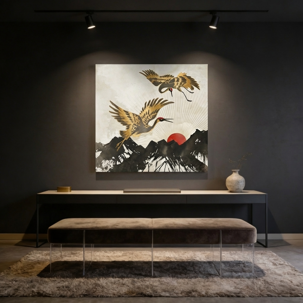 Elegant Flight II Matte Canvas, Stretched, No Frame