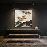 Elegant Flight II Matte Canvas, Stretched, No Frame