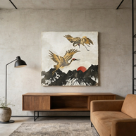 Elegant Flight II Matte Canvas, Stretched, No Frame