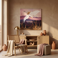 Elegant Flight III Matte Canvas, Stretched, No Frame