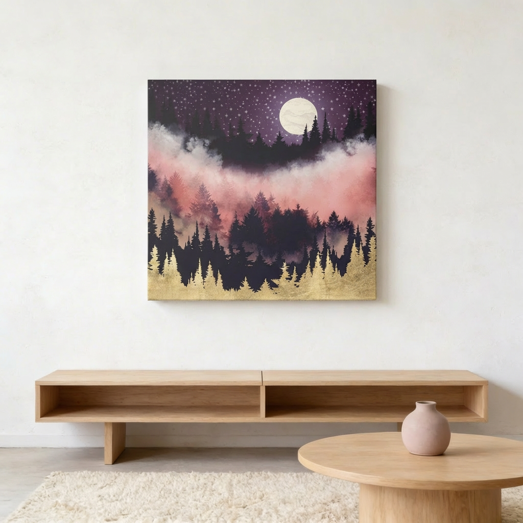 Evening Glow Matte Canvas, Stretched, No Frame