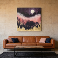 Evening Glow Matte Canvas, Stretched, No Frame