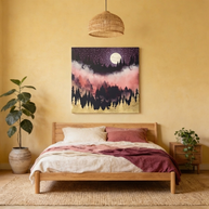 Evening Glow Matte Canvas, Stretched, No Frame