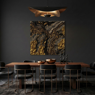 Golden Slate Matte Canvas, Stretched, No Frame
