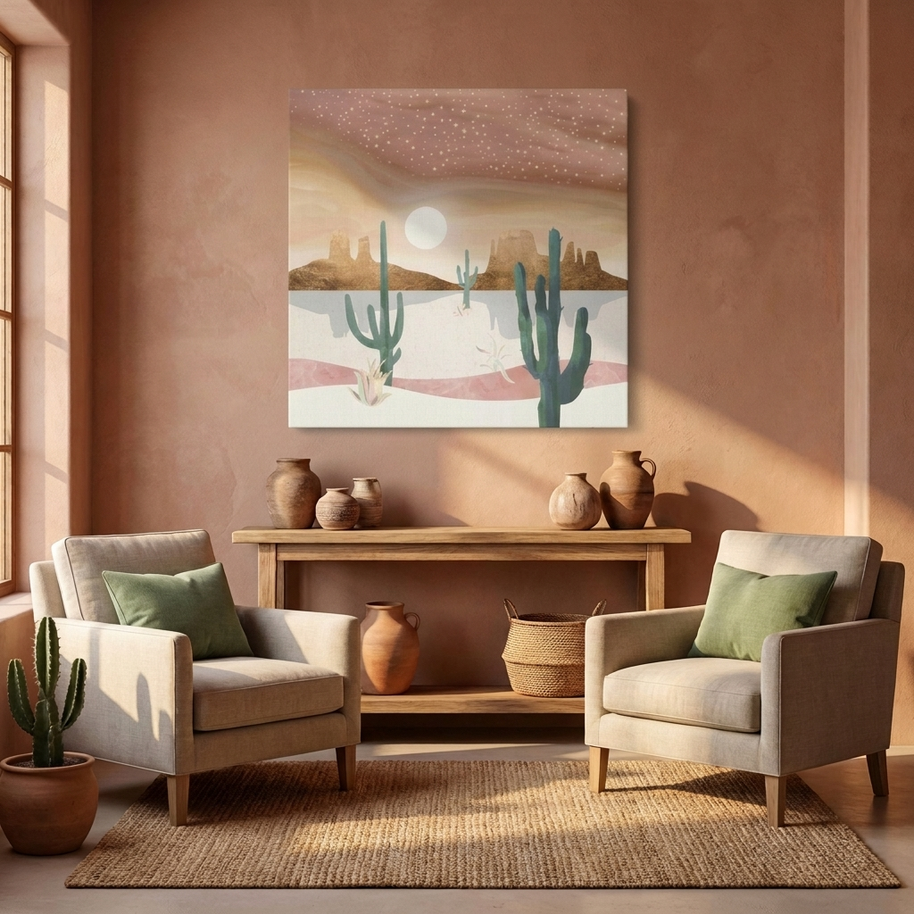 Honey Sky Matte Canvas, Stretched, No Frame