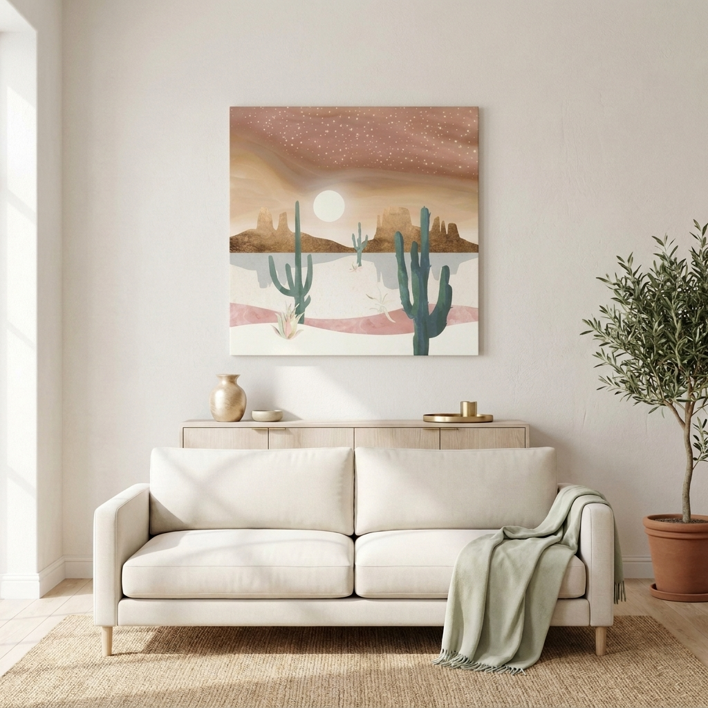Honey Sky Matte Canvas, Stretched, No Frame